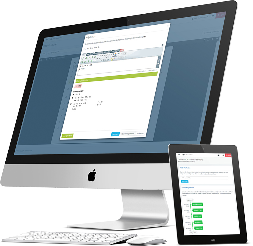eLehrmittel / E-Lernmittel / E-Learning Mathematik - WHV-Verlag